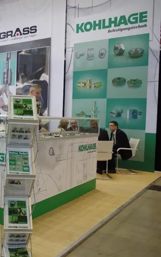 Bild: Die Erfolgsgeschichte geht weiter - Zum 3. Mal stellt KOHLHAGE Befestigungstechnik auf der Fastener Fair aus