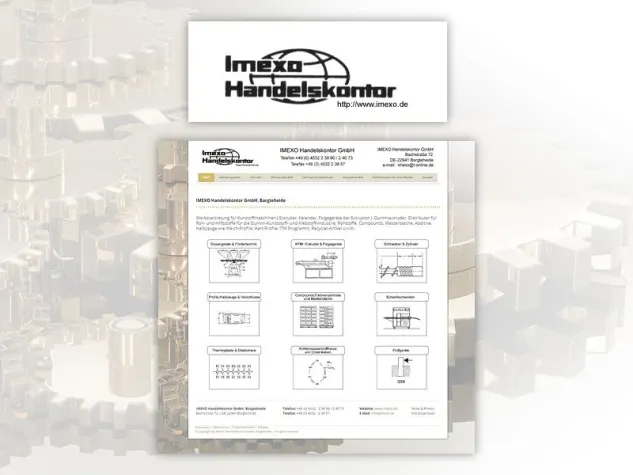 Bild: Webrelaunch bei IMEXO Handelskontor GmbH, Bargteheide