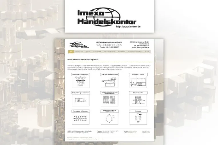 Bild: Webrelaunch bei IMEXO Handelskontor GmbH, Bargteheide