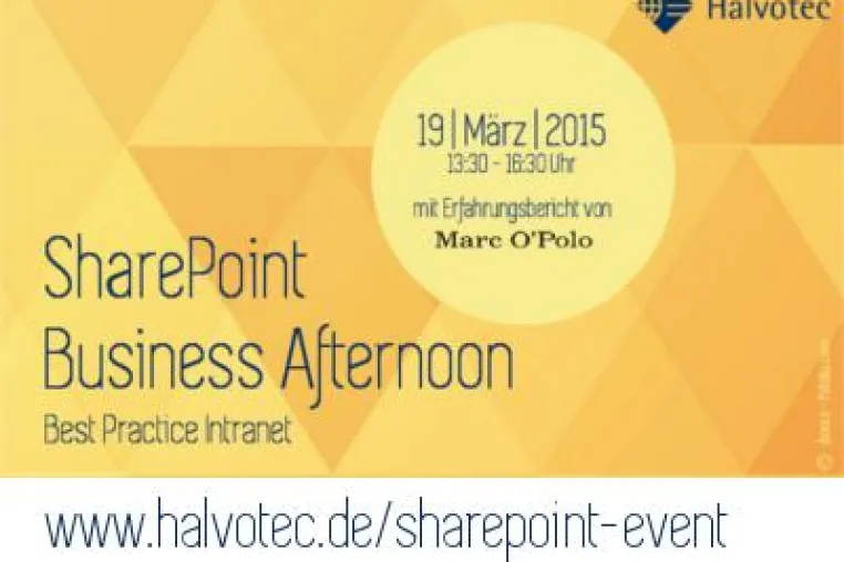 Veranstaltung: Best Practice SharePoint Intranet – kostenfreier Business Afternoon in Rosenheim Bild: Veranstaltung: Best Practice SharePoint Intranet – kostenfreier Business Afternoon in Rosenheim