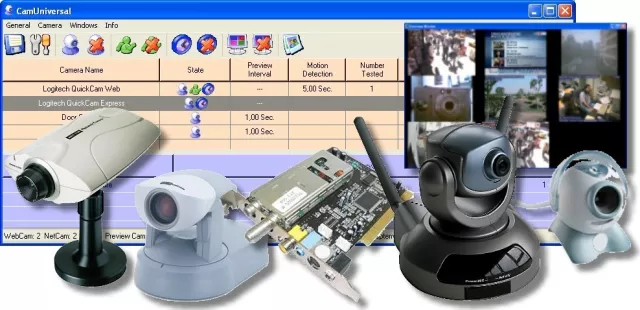 Bild: CamUniversal 2.4: Video-Komplettlösung mit Scheduler und Bewegungsmelder