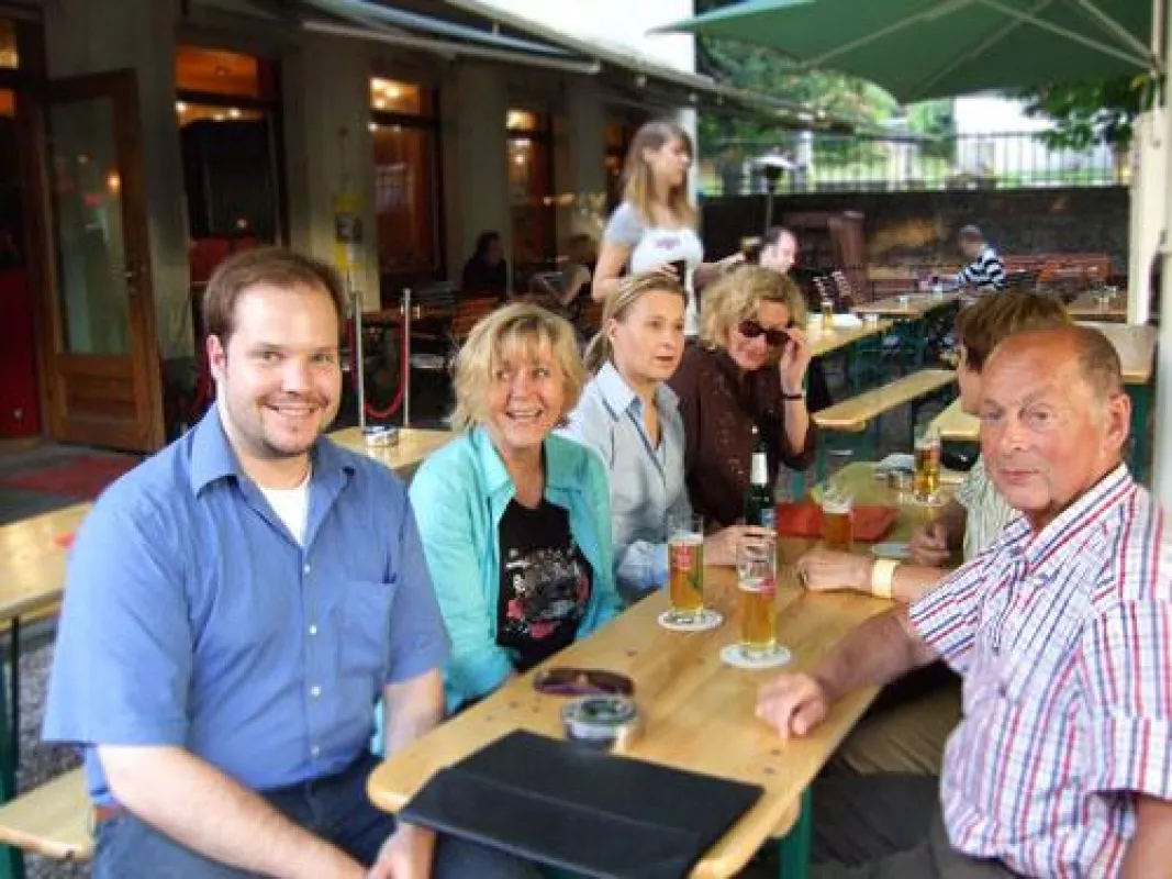 Die Fraktionsmitglieder der FDP treffen sich gerne im