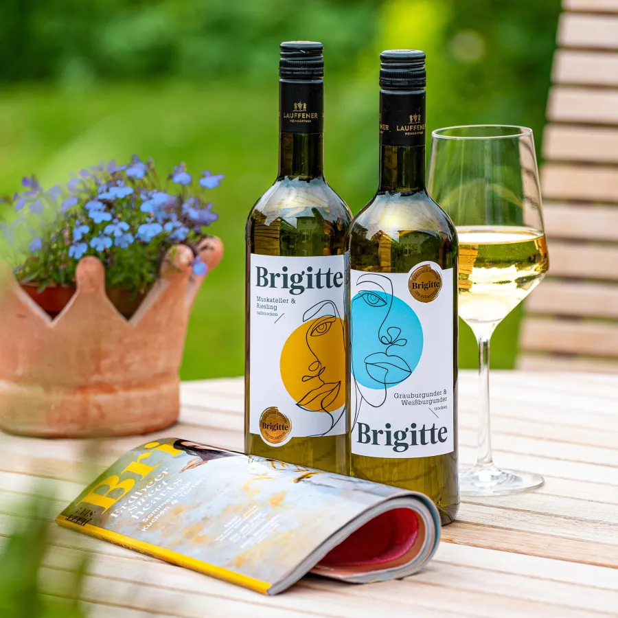 Lauffener Weingärtner: BRIGITTE-Wein mit Gold ausgezeichnet. (© Lauffener Weingärtner eG)