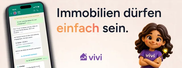 KI statt Aktenordner: Mit ViVi verwaltest Du Immobilien per WhatsApp Bild: KI statt Aktenordner: Mit ViVi verwaltest Du Immobilien per WhatsApp