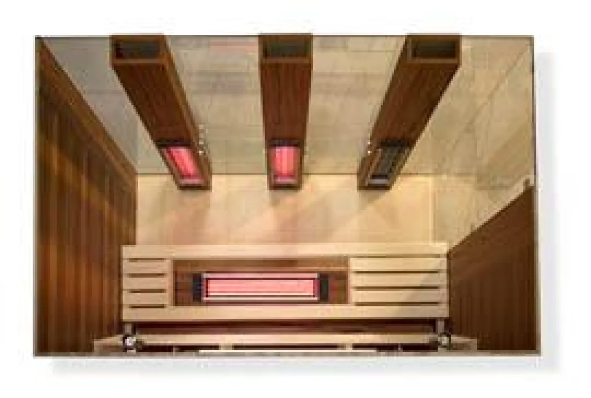 Oben Ansicht Infrarotkabine für 3 Personen
