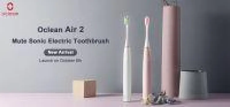 Ocelan Air2 - Die erste lautlose Zahnbürste der Welt Bild: Ocelan Air2 - Die erste lautlose Zahnbürste der Welt