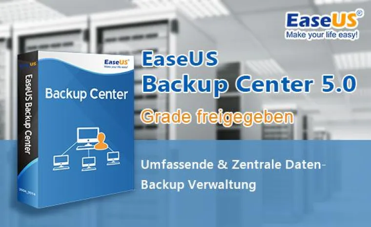 Bild: EaseUS Backup-Center 5.0 grade freigegeben