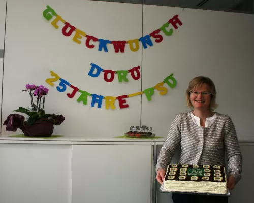 Bild: 25. Dienstjubiläum bei der PSD Bank Westfalen-Lippe eG