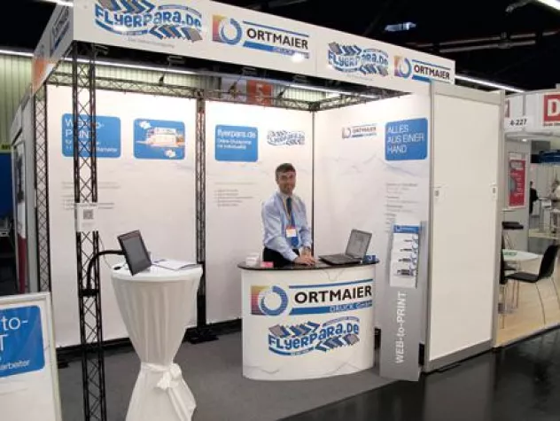 Bild: flyerpara.de - erfolgreiche Teilnahme auf Fachmesse