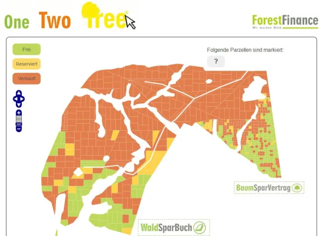 Wald kaufen online: Mit „One – Two –Tree“ in nur drei Schritten online zum eigenen Wald Bild: Wald kaufen online: Mit „One – Two –Tree“ in nur drei Schritten online zum eigenen Wald