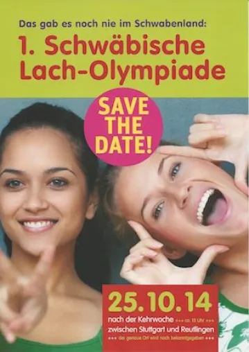 Bild: Die 1. Schwäbische Lacholympiade