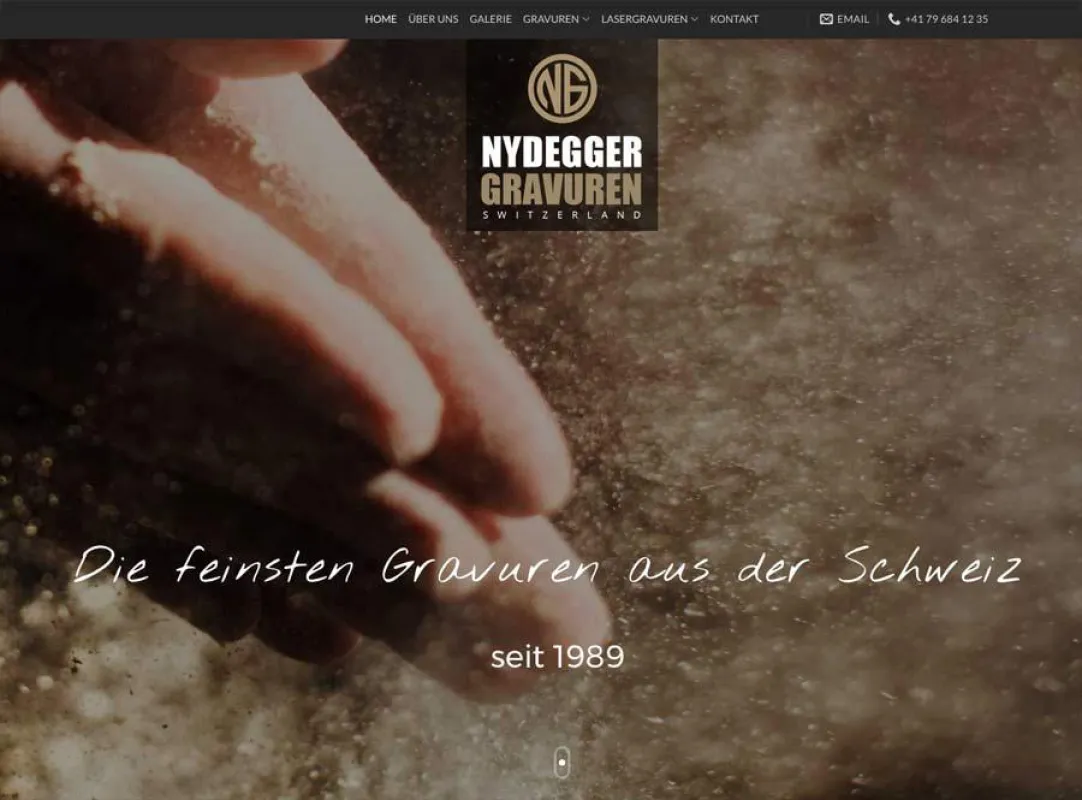 NYDEGGER GRAVUREN | Website-Relaunch