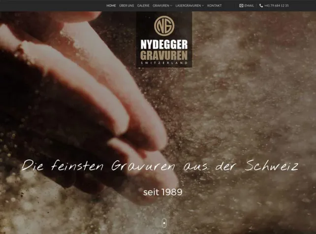 3-2-1: RELAUNCH VON NYDEGGER GRAVUREN. Bild: 3-2-1: RELAUNCH VON NYDEGGER GRAVUREN.