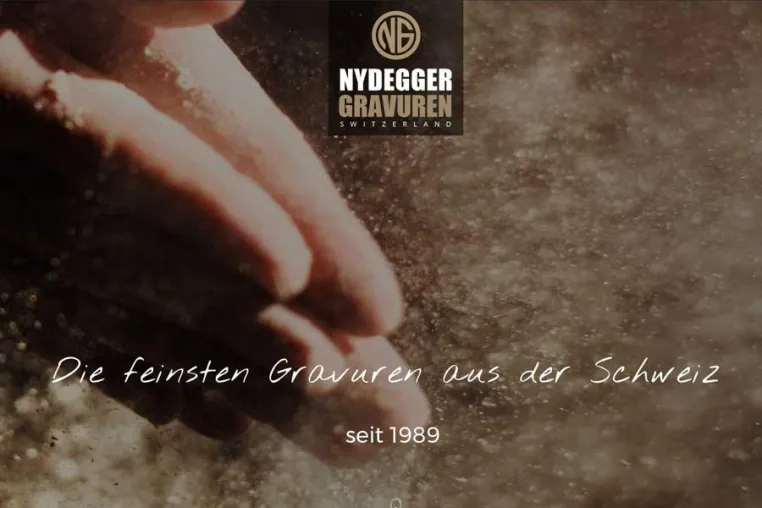 3-2-1: RELAUNCH VON NYDEGGER GRAVUREN. Bild: 3-2-1: RELAUNCH VON NYDEGGER GRAVUREN.