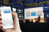 Bild: Smartphone + SMS-Voting = Live-Event: interaktive Vorträge und demokratische Konferenzen