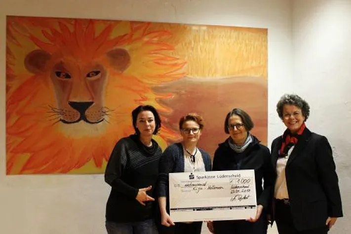 Bild: Projekt "Kletterspaß" - Dank vieler Spender einen großen Schritt weiter