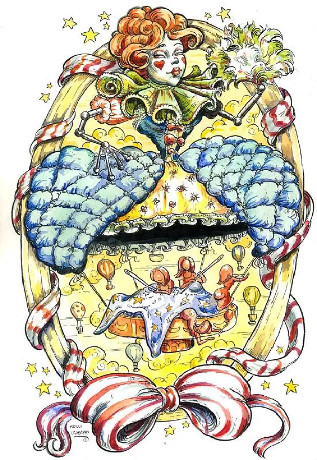 Zeichnung von Molly Crabapple