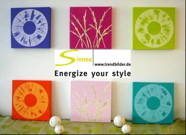 Bild: Wo sich Energie und Design treffen: Handgemalte Trendbilder