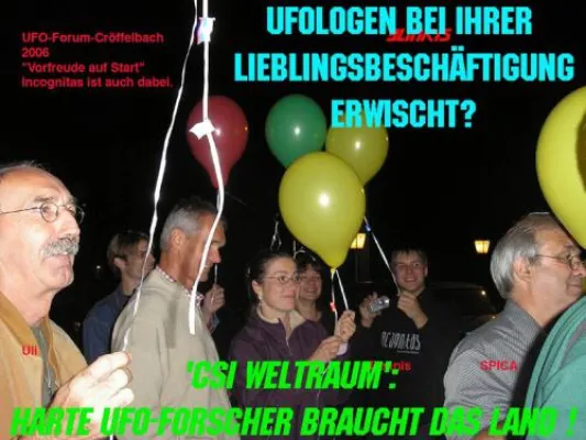 Bild: Jeder zweite Deutsche soll an Aliens glauben: UFO-Forscher vom CENAP auch