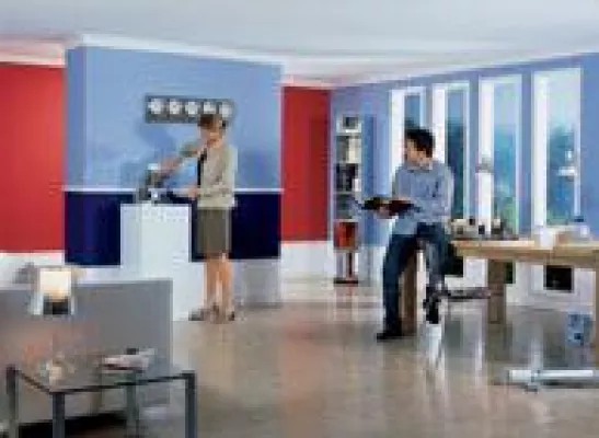 Bild: Farbe im Büro – mehr Zufriedenheit im Job