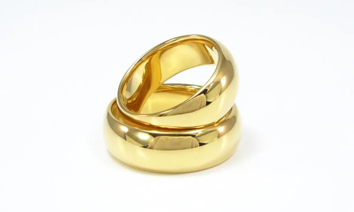 Aus der Trauringkollektion: Rund, 750 Gelbgold