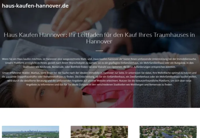 Bild: Hauskauf in Hannover: Chancen, Risiken und Expertenwissen - Ihr Ratgeber auf haus-kaufen-hannover.de