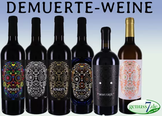 Bild: Totenkopf Weine von Demuerte bei genuss7