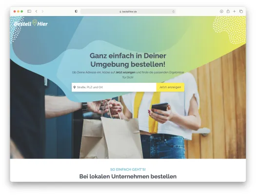 Bild: Bestellhier.de - die Online-Bestellplattform für Handel und Gastronomie