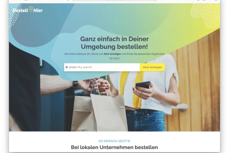 Bild: Bestellhier.de - die Online-Bestellplattform für Handel und Gastronomie