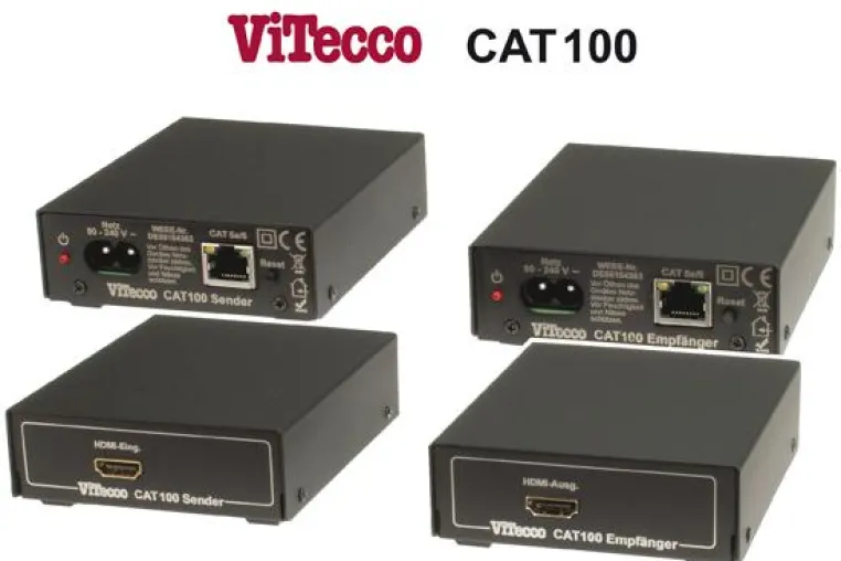 Bild: HDMI CAT EXTENDER von ViTecco | ViTecco CAT 100