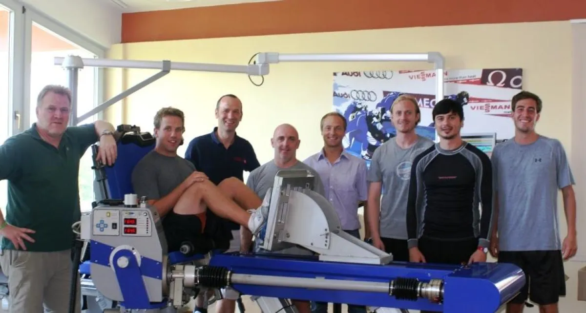 v.l. Franz Steer, Cory Quirk, Christian Gilles, Alexander Seifert, Ralf Neumann, Stephan Gottwald, Andre Strakhov, Mike Wilson