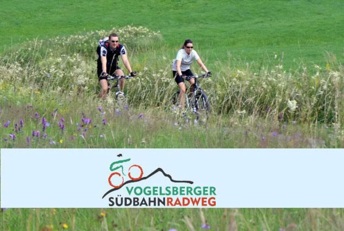 Radfahren auf dem Südbahnradweg