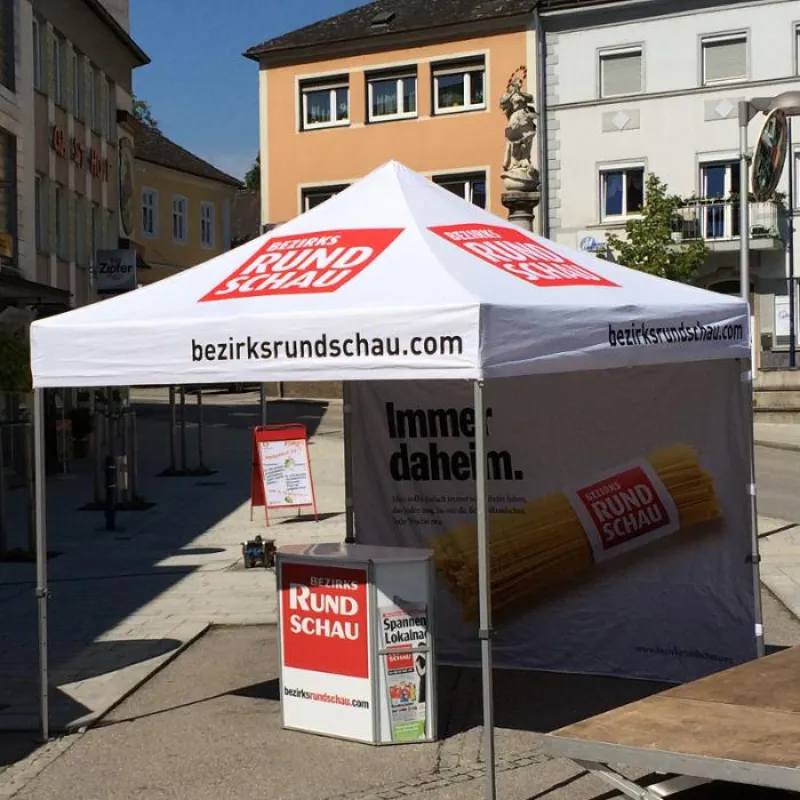 Faltzelt / Faltzelte von der Bezirksrundschau Oberösterreich