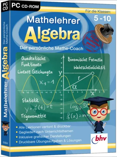 Bild: So macht Mathe Spaß - Der Mathelehrer Algebra vermittelt leicht und schnell Algebra-Kenntnisse
