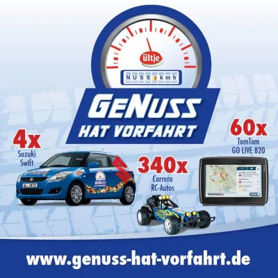 Bild: Erfolgreicher Start der großangelegten Promotion „GeNuss hat Vorfahrt“