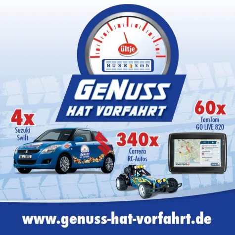Bild: Erfolgreicher Start der großangelegten Promotion „GeNuss hat Vorfahrt“