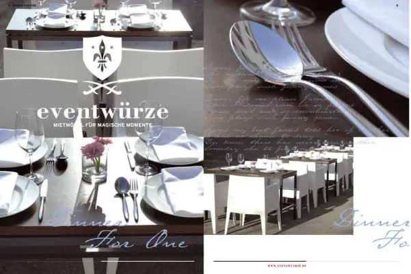 Bild: eventwürze bringt Katalog mit neuen Möbeln und Themenarrangements raus