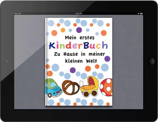 Bild: Das neue, interaktive e-Book „Mein erstes KinderBuch“ ist ab sofort als Download im iBookstore verfügbar
