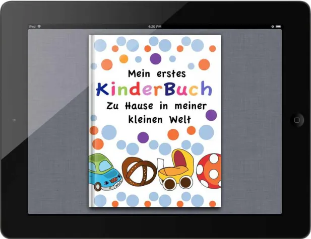 Das neue, interaktive e-Book „Mein erstes KinderBuch“ ist ab sofort als Download im iBookstore verfügbar Bild: Das neue, interaktive e-Book „Mein erstes KinderBuch“ ist ab sofort als Download im iBookstore verfügbar