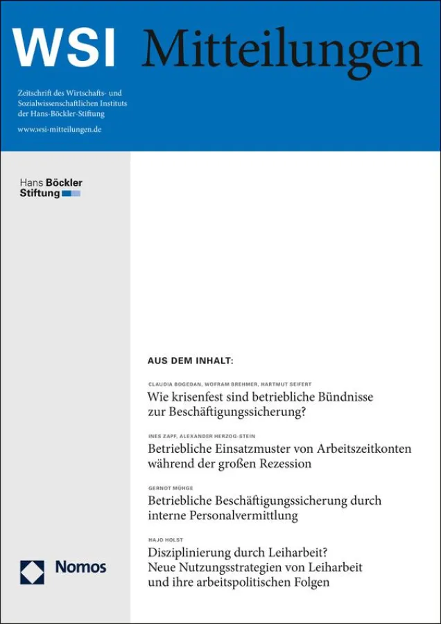 Die WSI-Mitteilungen