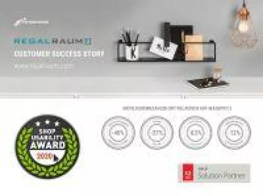 Bild: TechDivision gewinnt mit REGALRAUM erneut Shop Usability Award