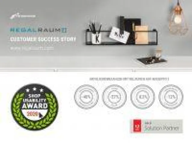Bild: TechDivision gewinnt mit REGALRAUM erneut Shop Usability Award