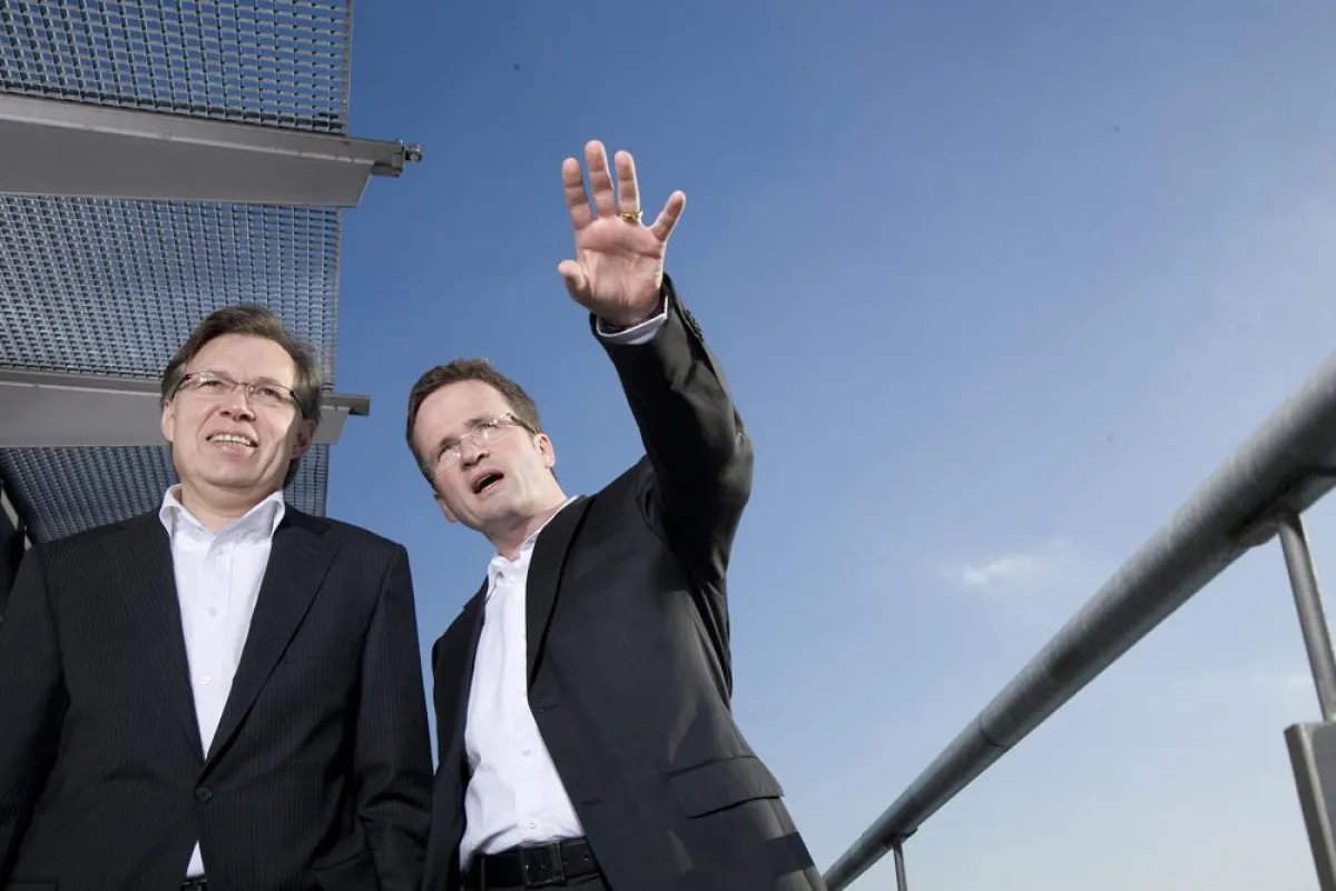 Wolfgang Zimmer und Axel Koschany, Foto: André Loessel