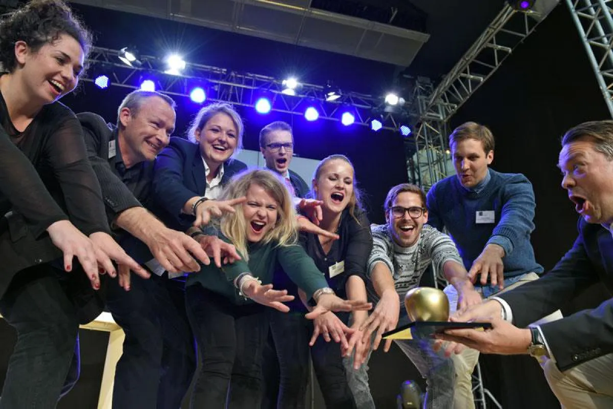 Gold für Hochschule Bremen beim Famab New Talent Award 2015 in der Kategorie Event © FAMAB