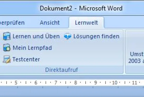 Bild: Innovative E-Learning-Plattform verschmilzt mit Office 2007