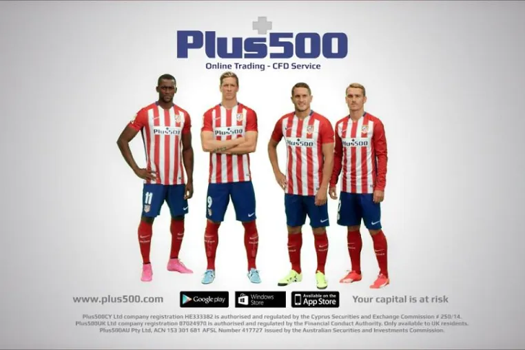 Bild: Plus500 und Atletico de Madrid starten gemeinsame weltweite Kampagne