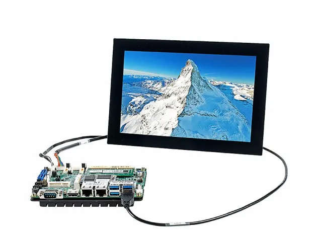 Bild: Einsatzbereite x86-Displayansteuerung mit Plug&Play