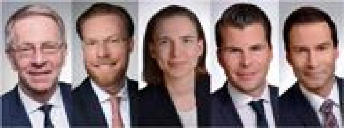 von links nach rechts: Peter Starke, Daniel Milkus, Chiara Aengevelt, Mark Aengevelt, Oliver Lederer