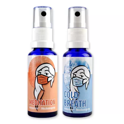 Maskenspray zur Aufrischung von Mund-Nasen-Masken Bild: Maskenspray zur Aufrischung von Mund-Nasen-Masken