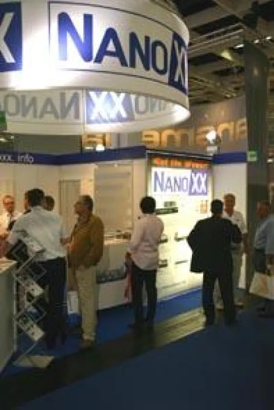 Dicht umlagert war der NanoXX-Stand auf der Fachmesse ANGA Cable in Köln vom 27. bis zum 29. Mai 2008. Besonders gefragt: Der NanoXX 9500 HD - ein Receiver zum Empfang von HDTV-Bildern